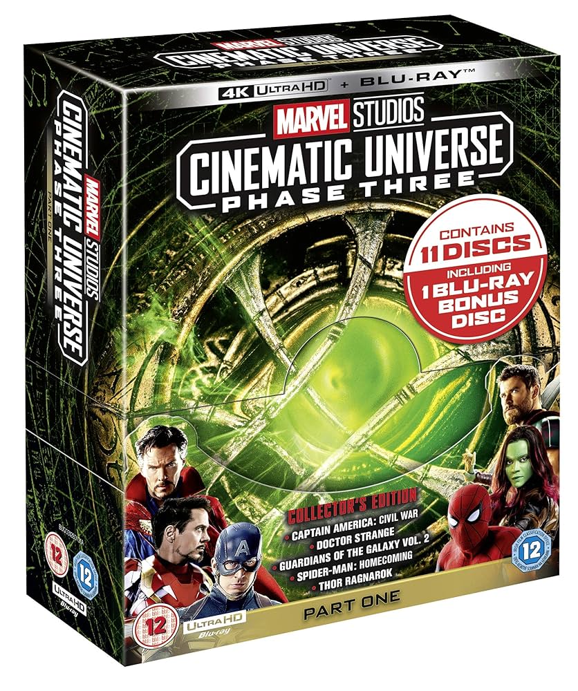 MARVEL MCU DVD&Blu-rayセット 4K スチブ Marvel マーベル Steelbook スチールブックMCU 25点セット